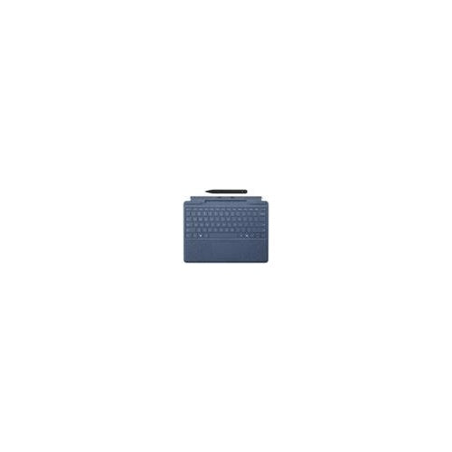 Microsoft Surface Pro Keyboard - Tastatur - mit Trackpad, Beschleunigungsmesser, Surface Slim Pen 2 Ablage- und Ladeschale - QWERTZ - Deutsch/Österreichisch - Saphir - mit Slim Pen 2 - für Surface Pro 10, Pro 11, Pro 8, Pro 9, Pro Copilot+ afbeelding 1
