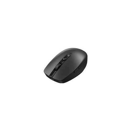 HP 715 - Maus - mehrere Geräte, wiederaufladbar - 7 Tasten - kabellos, kabelgebunden - Bluetooth 3,0, 2,4 GHz - kabelloser Empfänger (USB) - Schwarz (6E6F0AA#ABB) afbeelding 1