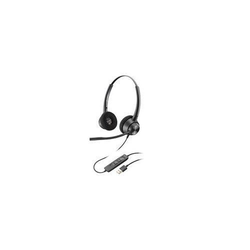 HP Poly EncorePro 320 USB-C Stereo-Headset - Kabelgebunden - Büro/Callcenter - 105 g - Kopfhörer - Schwarz (767G1AA) afbeelding 1