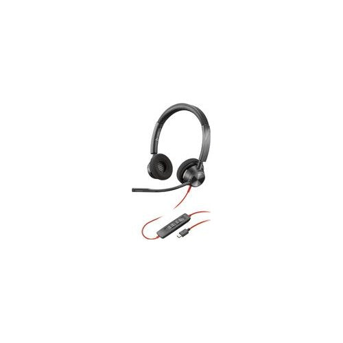 HP Inc. Poly Blackwire 3320 - Blackwire 3300 series - Headset - On-Ear - kabelgebunden - USB-C - Schwarz (76J18AA) afbeelding 1