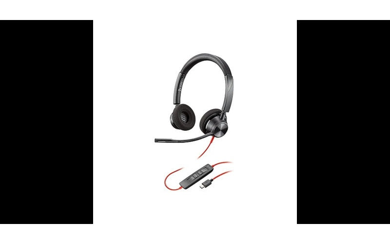 HP Inc. Poly Blackwire 3320 - Blackwire 3300 series - Headset - On-Ear - kabelgebunden - USB-C - Schwarz (76J18AA) afbeelding 2