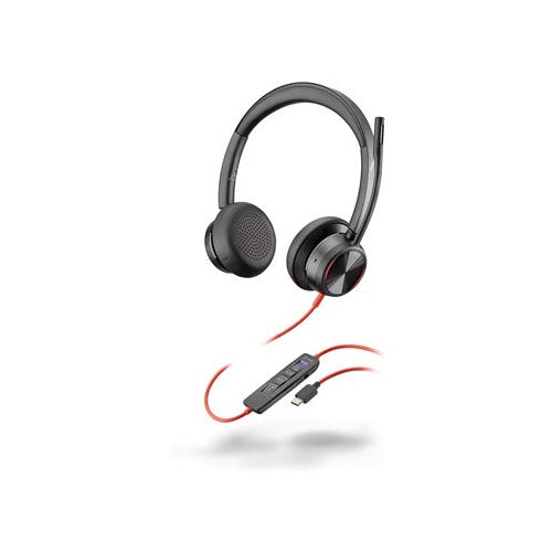 HP Inc. Poly Blackwire 8225-M - Blackwire 8200 series - Headset - On-Ear - kabelgebunden - aktive Rauschunterdrückung - USB-C - Schwarz - Zertifiziert für Microsoft Teams (772K5AA) afbeelding 2
