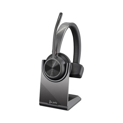 HP POLY Poly Voyager 4310 - Voyager 4300 UC series - Headset - On-Ear - Bluetooth - kabellos, kabelgebunden - USB-C - Schwarz - Zoom Certified, Zertifiziert für Microsoft Teams (77Y96AA) afbeelding 2