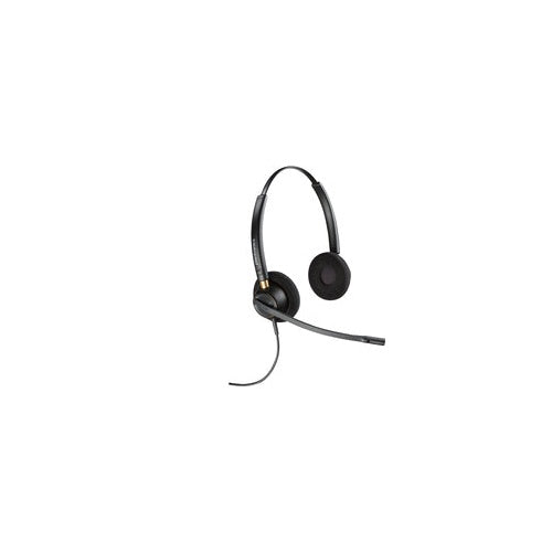 HP POLY Poly EncorePro HW520D - EncorePro 500 series - Headset - On-Ear - kabelgebunden - Quick Disconnect - Schwarz - Zertifiziert für Skype für Unternehmen (783P5AA) afbeelding 1