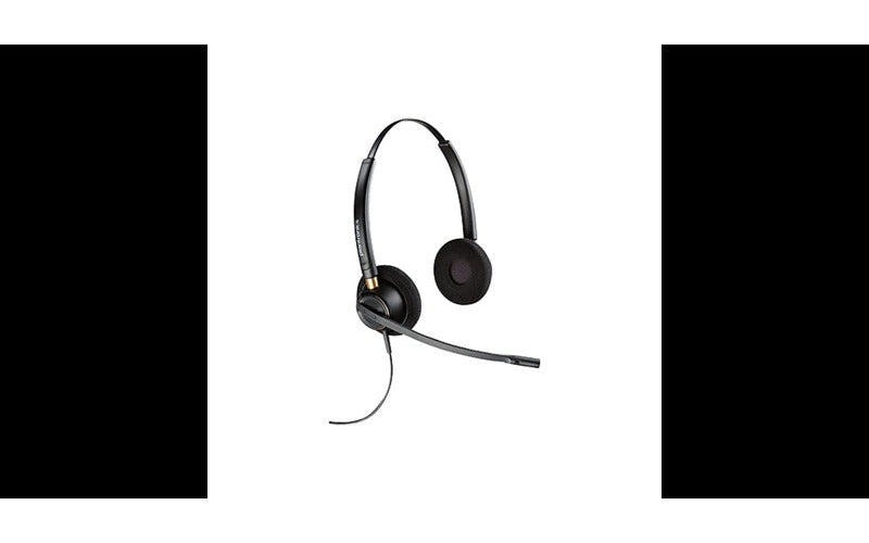 HP POLY Poly EncorePro HW520D - EncorePro 500 series - Headset - On-Ear - kabelgebunden - Quick Disconnect - Schwarz - Zertifiziert für Skype für Unternehmen (783P5AA) afbeelding 2