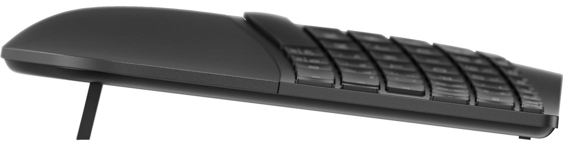 HP 960 - Tastatur-und-Tastenfeld-Set - kompakte Größe, 2-Zonen-Layout, separater Ziffernblock, kurzer Tastenhub, Multi-Device - kabellos - Bluetooth - Deutsch - Schwarz (7E755AA#ABD) afbeelding 1