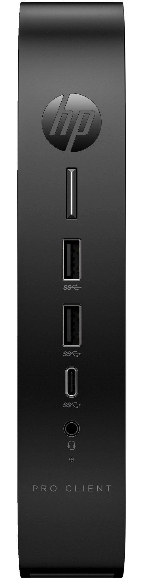 HP Pro t550 - Thin Client - USFF - 1 x Celeron J6412 / 2 GHz - RAM 4GB - Flash 32GB - eMMC - UHD Graphics - 1GbE - HP ThinPro - Monitor: keiner - Tastatur: International Englisch (5H0N1EA#ABB) afbeelding 1