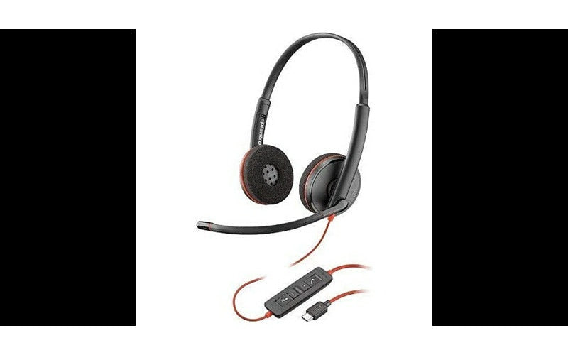 HP Poly Blackwire C3220 USB-C Headset +Etui (Packungseinheit) (80S07A6) afbeelding 2