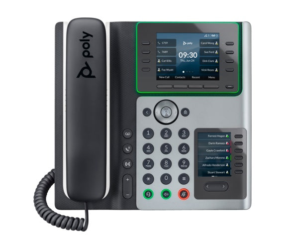 HP POLY VIDEO Poly Edge E450 - VoIP-Telefon mit Rufnummernanzeige/Anklopffunktion - dreiweg Anruffunktion - SIP, SDP (82M90AA) afbeelding 1