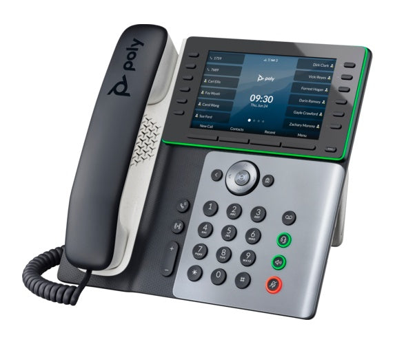 HP Poly Edge E550 IP-Telefon Schwarz 12 Zeilen IPS WLAN (82M91AA) afbeelding 2