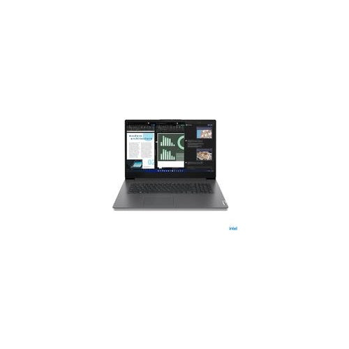 Lenovo V V17 Laptop 43,9 cm (17.3") Full HD Intel® Core i3 i3-1315U 8 GB DDR4-SDRAM 512 GB SSD Wi-Fi 6 (802.11ax) Windows 11 Home Grau (83A2002WGE) afbeelding 1