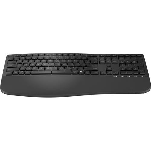 HP | Keyboard | HP 685 - Dual Mode 2.4 GHz Wireless Full Size 23 Programmable Keys | Multi-Device - German Black afbeelding 1