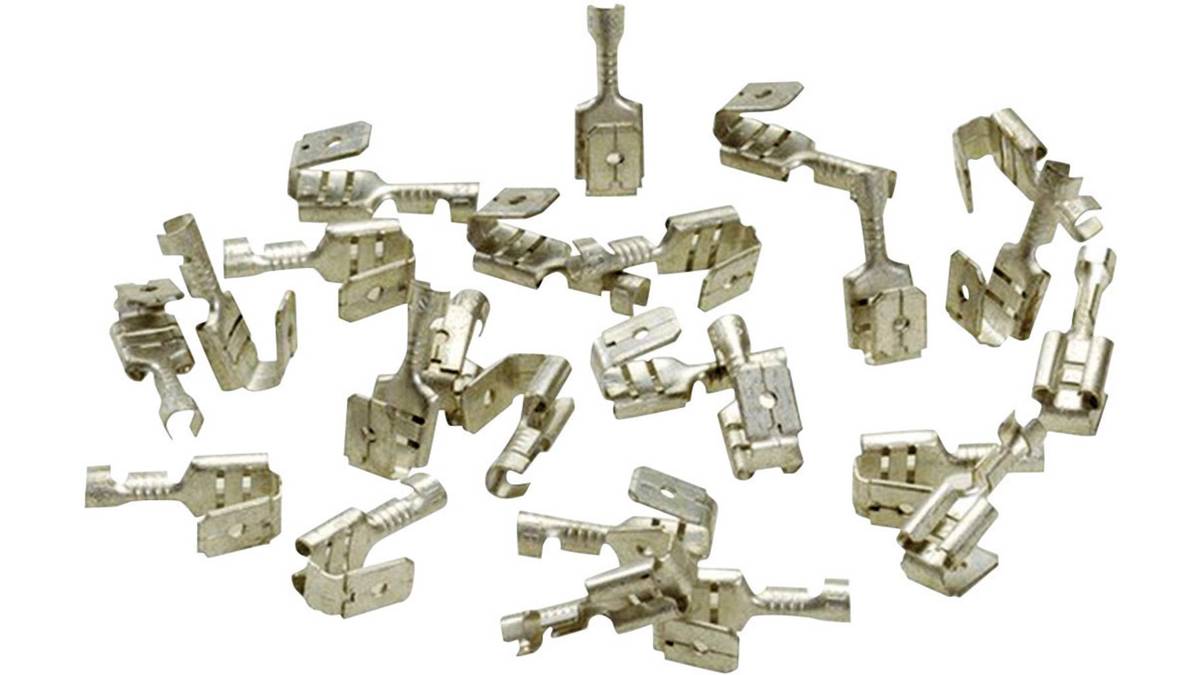 LappKabel Flat Connector with Branch, 6.3 mm Width, 0.8 mm Thickness, Uninsulated, 100 pcs. (63501150)
