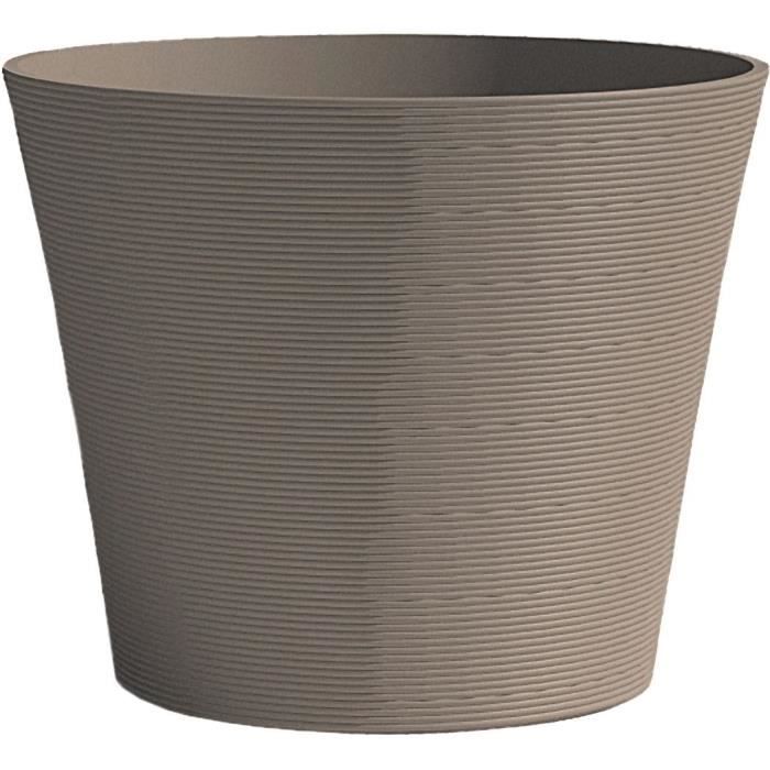 GARDEN ID Flower Pot - Green Care Sense Taupe - 30 x 27 cm - 100% Recycled