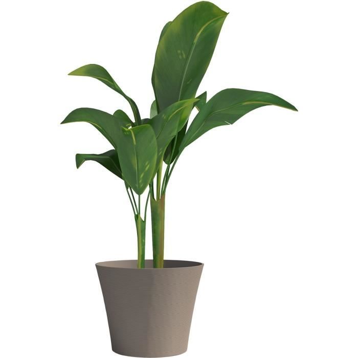 GARDEN ID Flower Pot - Green Care Sense Taupe - 30 x 27 cm - 100% Recycled
