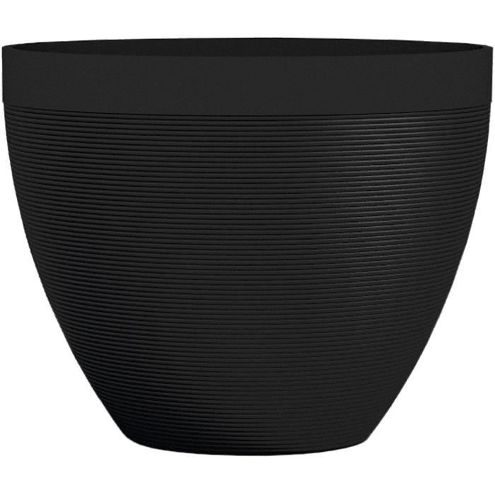 GARDEN ID Flower Pot - 40 x 31 cm - Black-Anther - - 100% Recycled