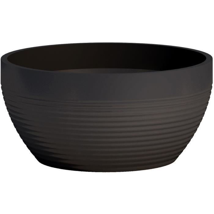 Garden ID Green Care Impact Bowl - 25 x 12 cm - Black-Anthracite