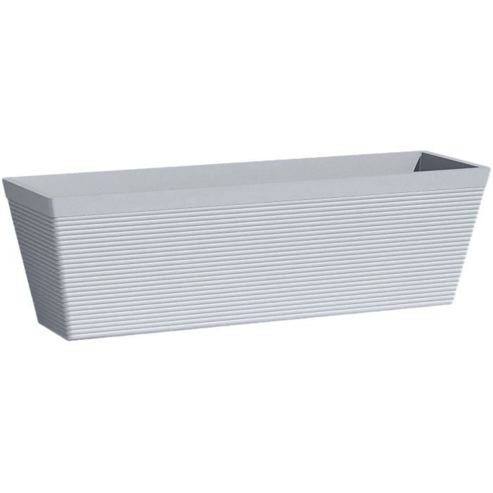 GARDEN ID Planter - Green Care Impact Blue-Grey - 50 x 16 x 16 cm - - 100% Recycled - UV/Frost Resistant