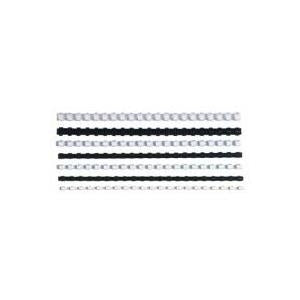 GBC CombBind Plastic Binding Comb - 51 mm - 21 Rings - A4 - Black - 50 pcs - for CombBind C110, C210, C250PRO