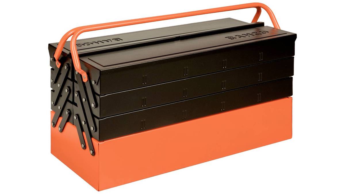 Bahco 1497MBF750 Werkzeugkasten unbestückt Metall black/Orange (1497MBF750)