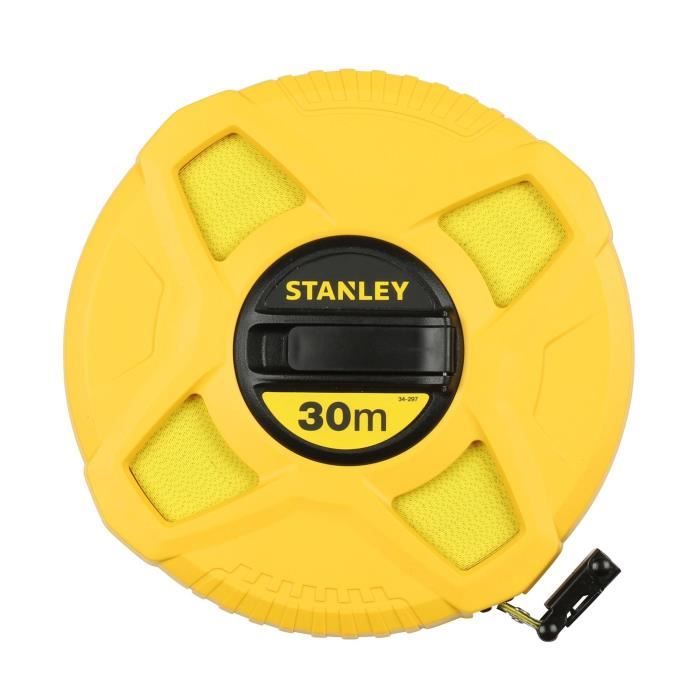 STANLEY Measuring Tape 30 m x 12.7 mm Fiberglass 0-34-297
