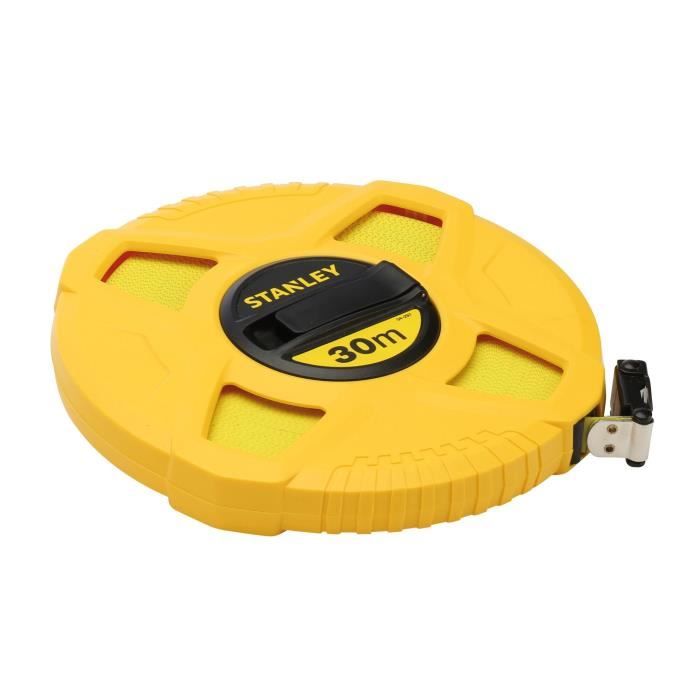 STANLEY Measuring Tape 30 m x 12.7 mm Fiberglass 0-34-297