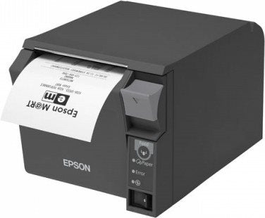 Epson TM T70II Thermal Printer - 180 dpi - USB 2.0, Serial - Dark Gray - C31CD38032