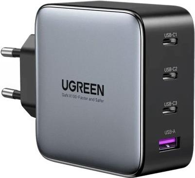 Ugreen Nexode S 100W 4-Port GaN Fast Charger EU Gray (35043)