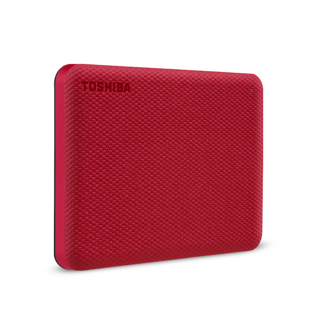 Toshiba Canvio Advance - 4TB - Portable External Hard Drive - USB 3.2 Gen 1 - Red