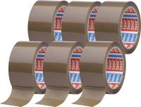tesa Pack 64014-501-00 Brown Tape 66 m x 50 mm 6 pcs