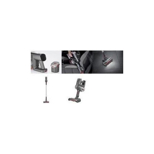 Severin HV 7968. Produkttyp: Stabstaubsauger, Staubbehälter Typ: Staubbeutel, Produktfarbe: Anthrazit, Rot, Silber. Reinigungsart: Trocken, Geräuschpegel: 75 dB, Rollenumdrehung (max.): 100000 RPM. Energiequelle: Akku, Maximale Eingangsleis afbeelding 1