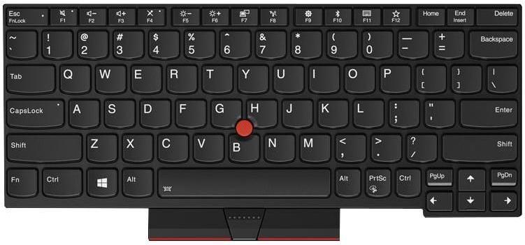 Lenovo Keyboard Shrunk ASM BL UK/Engl Tastatur (FRU01YP068) (FRU01YP068)