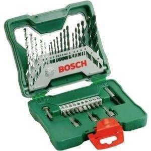 Bosch X-Line Screwdriver and Drill Bit Set, 33 Pieces, Torx, Phillips, Pozidriv, Slot, 25 mm