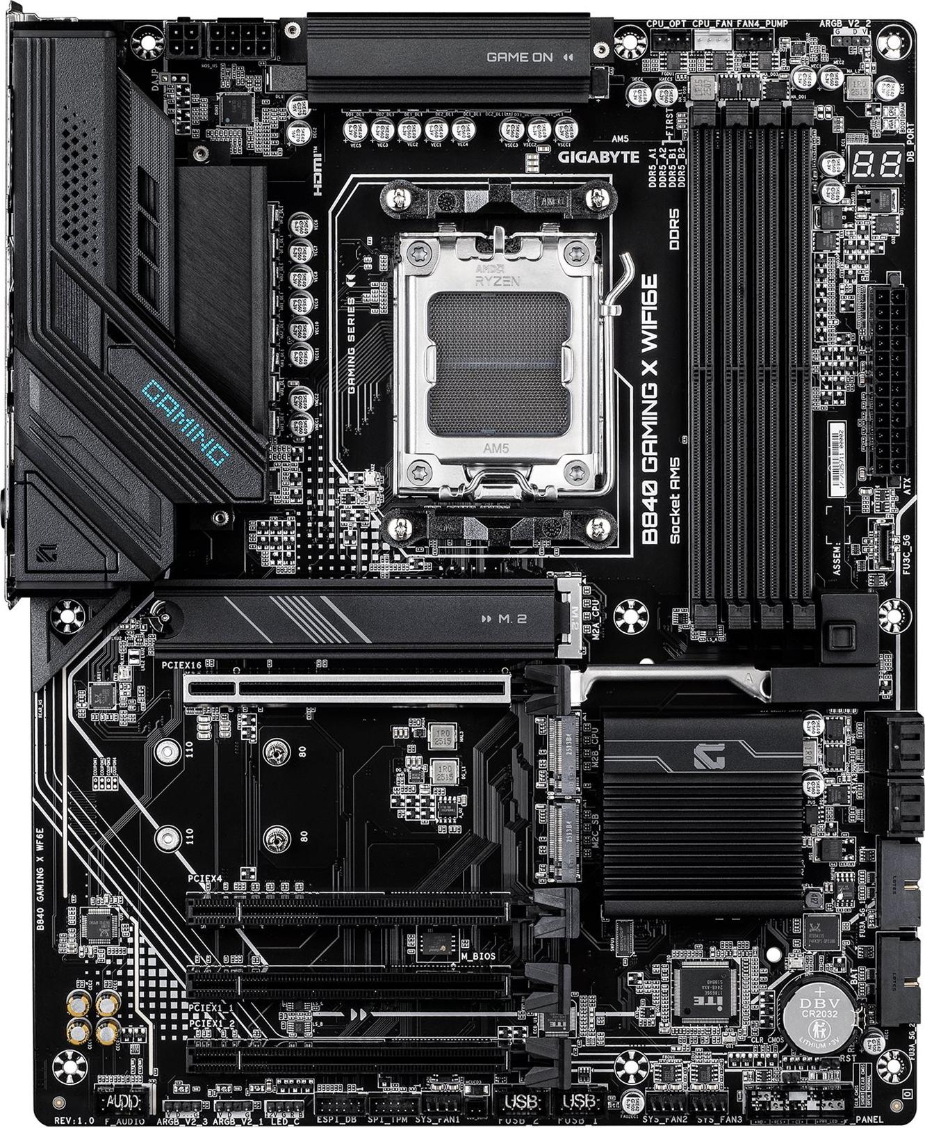 Gigabyte B840 GAMING X WF6E Mainboard - AM5