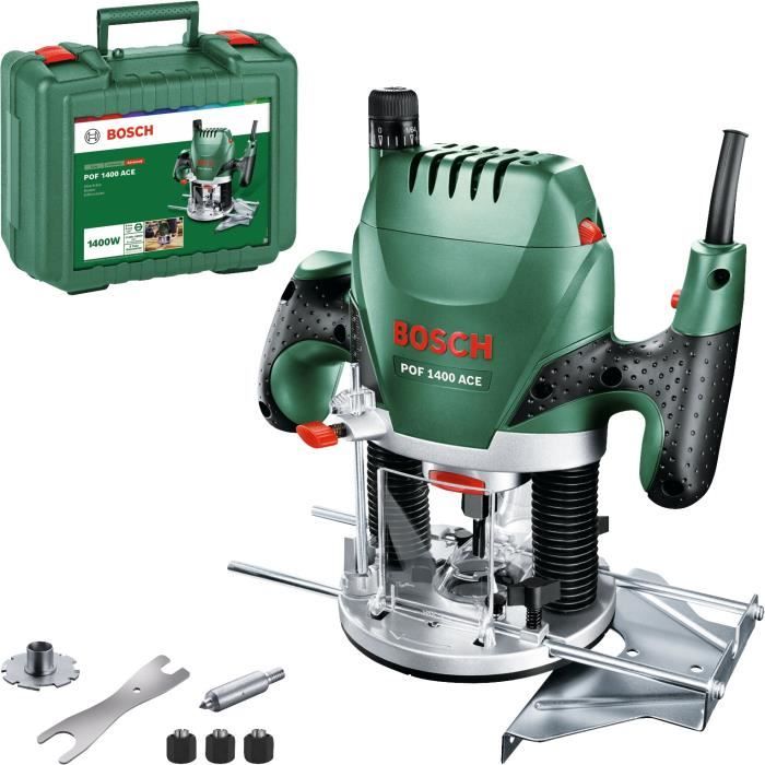 Bosch POF 1400 ACE Router (1400W, supplied with accessory set)