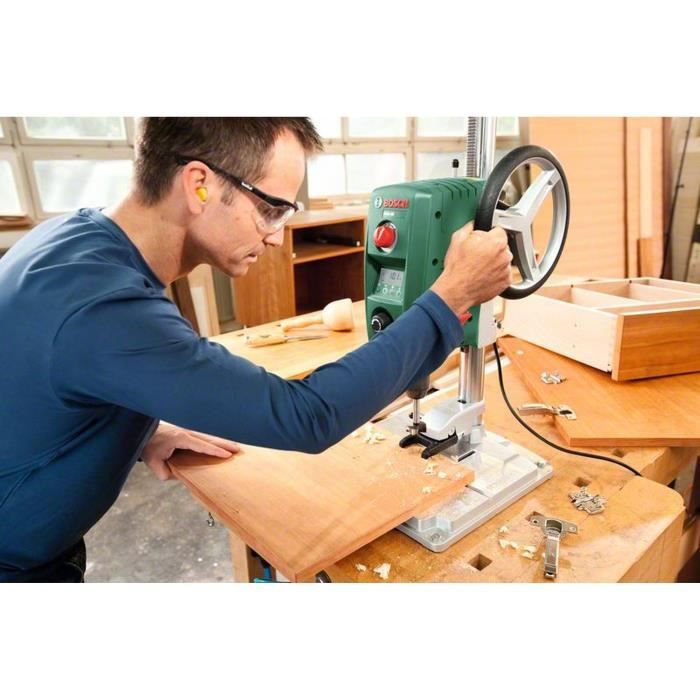 Bosch PBD 40 Pillar Drill - 710W with Parallel Guide and Quick-Release Clamp