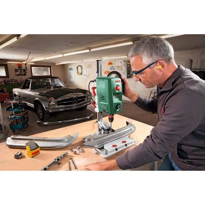 Bosch PBD 40 Pillar Drill - 710W with Parallel Guide and Quick-Release Clamp