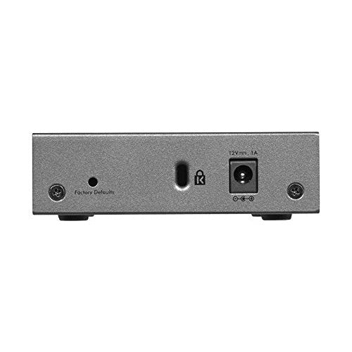 NETGEAR ProSafe Plus GS105E - Switch - Web Managed - 5 x 10/100/1000 - Desktop (GS105E-200PES) afbeelding 3