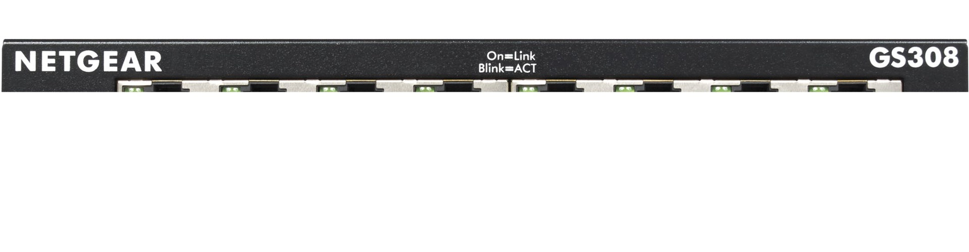 NETGEAR GS308v3 - Switch - unmanaged - 8 x 10/100/1000 - Desktop, wandmontierbar (GS308-300PES) afbeelding 1