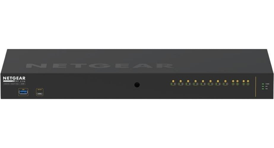 NETGEAR M4250 12-Port AV Line PoE+ Switch 125W 2x1G 2xSFP Managed Switch (GSM4212P-100EUS) afbeelding 1