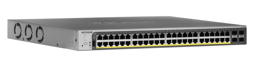 NETGEAR Smart GS752TPP - V3 - Switch - L3 Lite - Smart - 48 x 10/100/1000 (PoE+) + 4 x Gigabit SFP - an Rack montierbar - PoE+ (760 W) (GS752TPP-300EUS) afbeelding 3