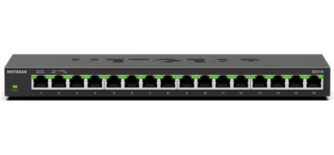 Netgear GS316 SWITCH - Switch (GS316-300EUS) afbeelding 1