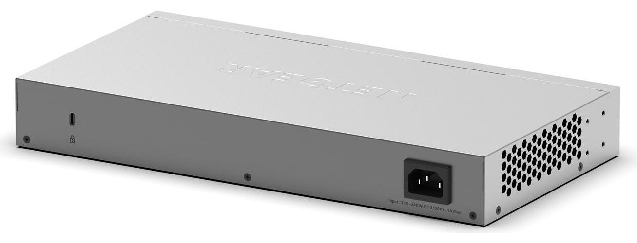 NETGEAR GS724T - Version 6 - Switch - L3 Lite - Smart - 24 x 10/100/1000 + 2 x SFP - Desktop, an Rack montierbar (GS724T-600EUS) afbeelding 1