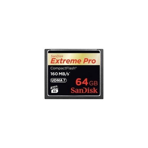 SanDisk Extreme Pro - Flash-Speicherkarte - 64GB - 1000x/1067x - CompactFlash (SDCFXPS-064G-X46) afbeelding 1