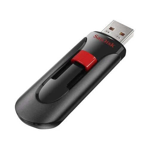 SanDisk Cruzer Glide USB-Stick 256 GB USB Typ-A 2.0 Schwarz - Rot (SDCZ60-256-B35) afbeelding 1