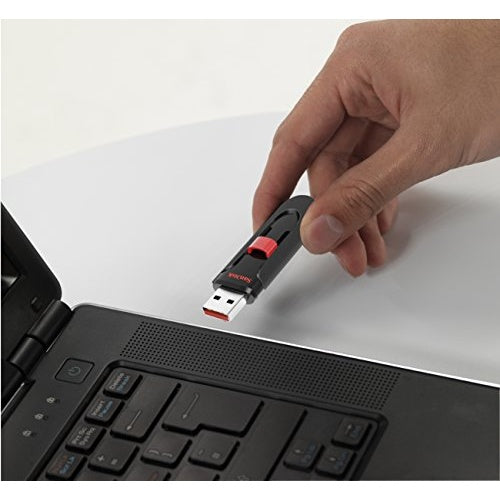 SanDisk Cruzer Glide USB-Stick 256 GB USB Typ-A 2.0 Schwarz - Rot (SDCZ60-256-B35) afbeelding 5