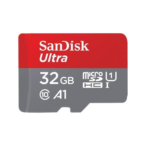 SanDisk | Ultra SDHC Flash Memory Card 32GB - Compatible With Cameras And Devices | Black afbeelding 1
