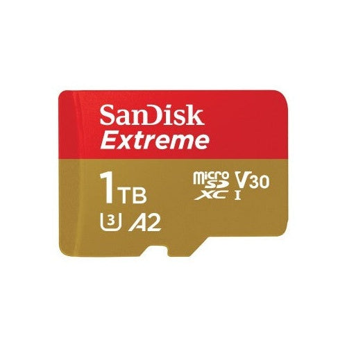 Sandisk MicroSDXC Extreme 1TB 190/130 Mb/s - A2 - V30 - SD afbeelding 1