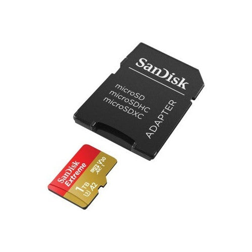 Sandisk MicroSDXC Extreme 1TB 190/130 Mb/s - A2 - V30 - SD afbeelding 4