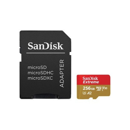 Sandisk MicroSDXC Extreme 256GB 190/130 Mb/s - A2 - V30 afbeelding 3